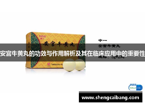 安宫牛黄丸的功效与作用解析及其在临床应用中的重要性
